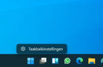 Wndows 11 taskbar no context
