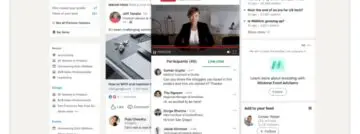 LinkedIn live broadcast