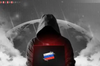 Cyber,Threat,From,Russia,,Russian,Hacker,At,The,Computer,,On