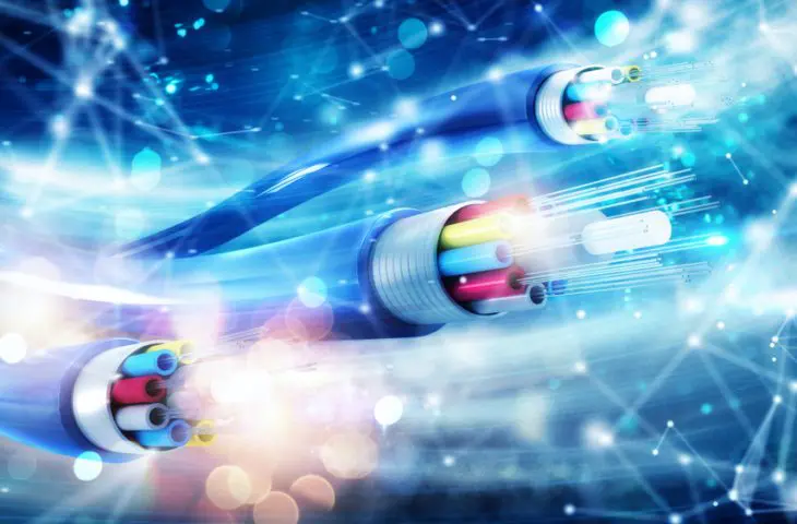 Internet,Connection,With,Optical,Fiber,Concept,Of,Fast,Internet