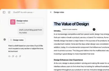OpenAI revamps interface ChatGPT with canvas