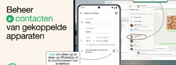 Contact list in WhatsApp