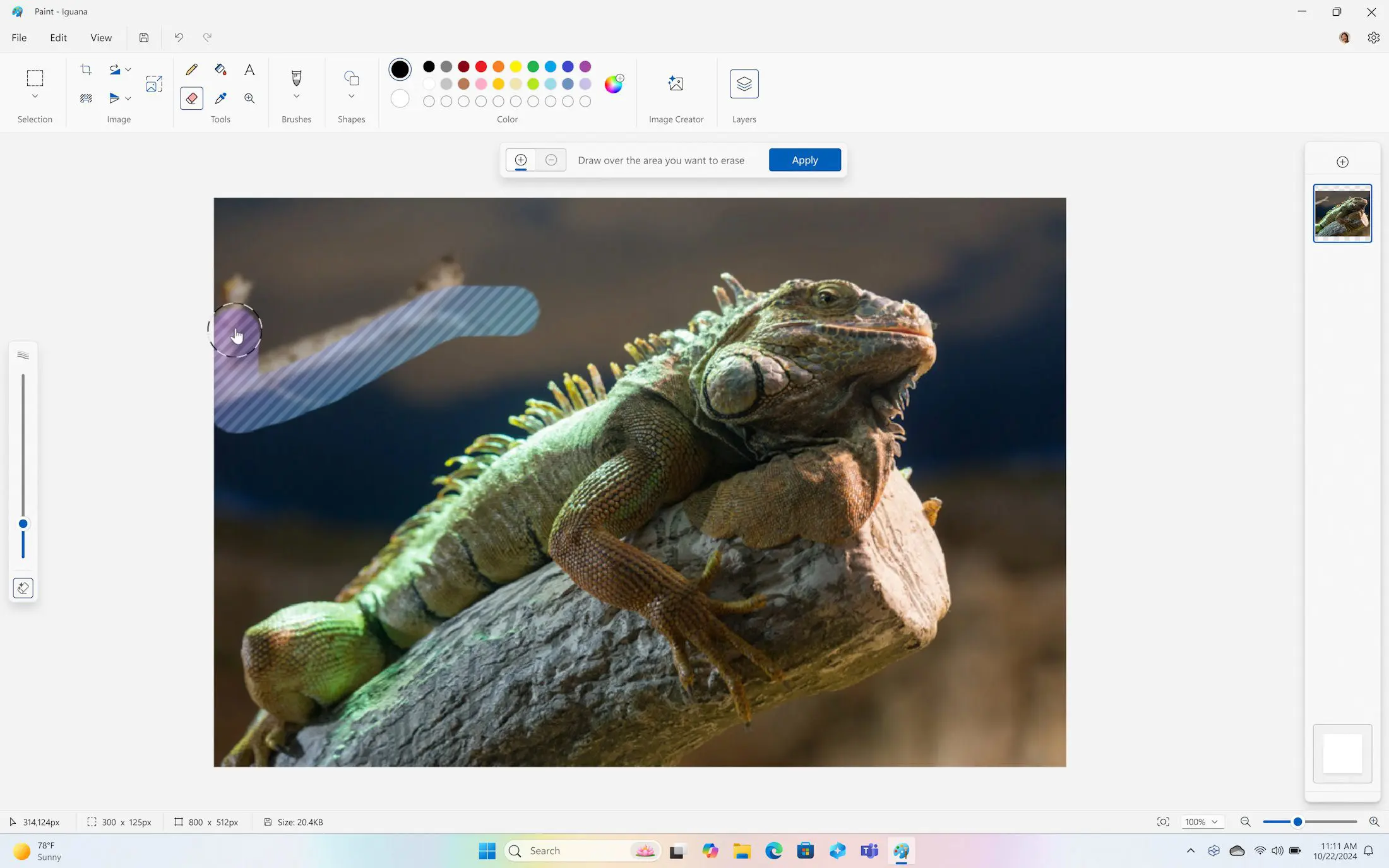Microsoft Paint gets generative AI features to edit images