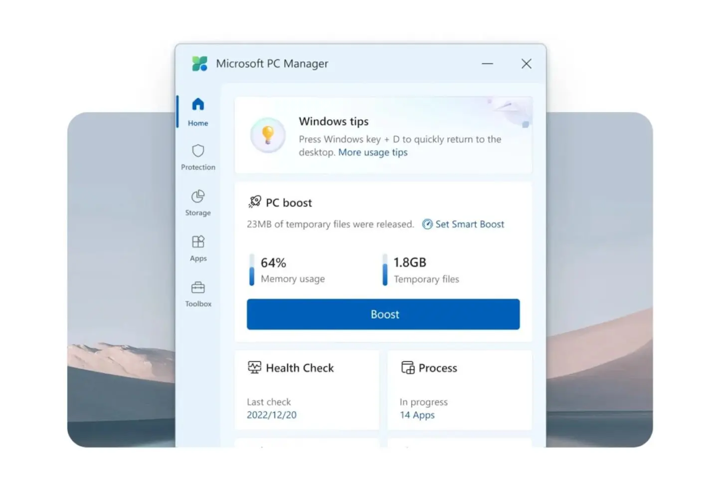Free PC Manager app in Windows 11 gets a lot smarter