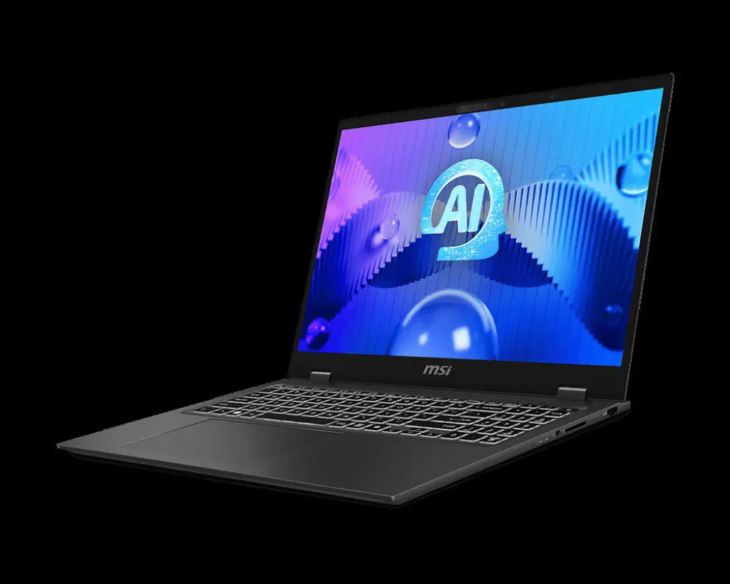 Prestige 16 AI Evo diagonal