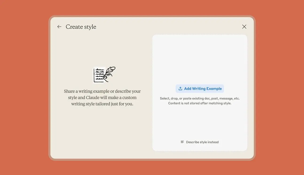 Anthropic enhances Claude AI with personalized writing styles