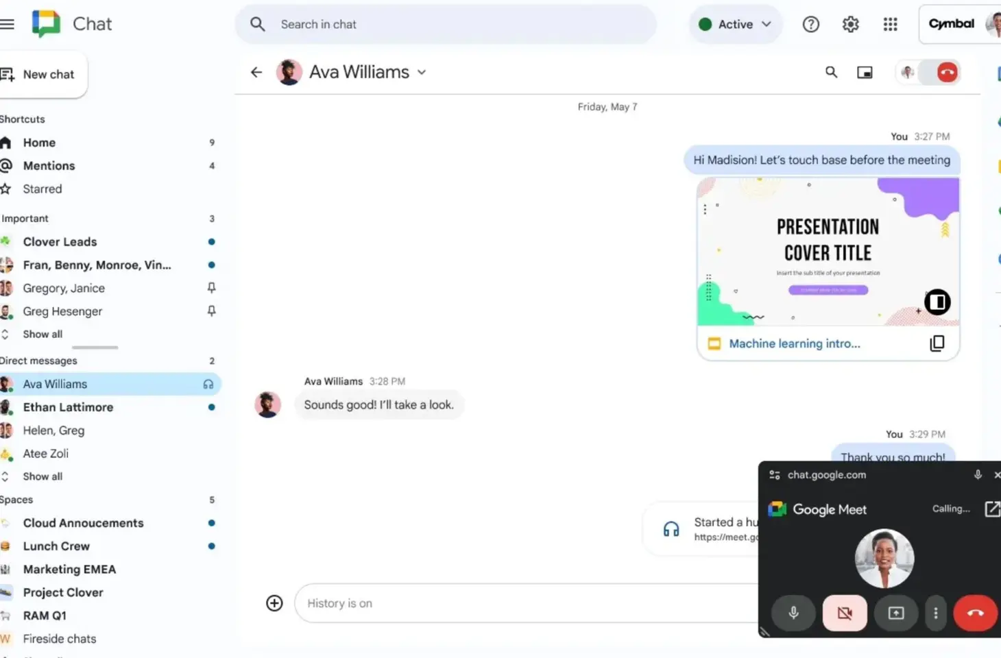 Google Chat rolls out ‘huddles’ following Slack’s lead