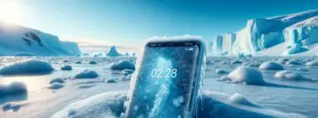smartphone battery drains faster winter