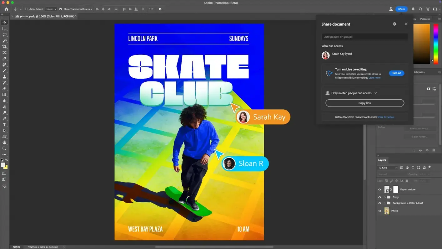 Adobe tests out collaboration tool in Photoshop