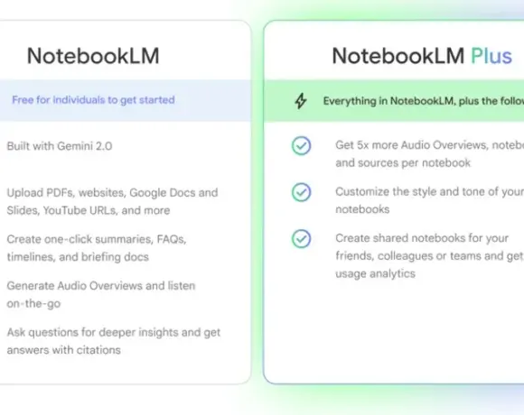 Google NotebookLM Plus now available in Google One AI Premium subscription