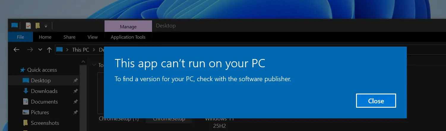 ChromeSetup-not-working-on-Windows