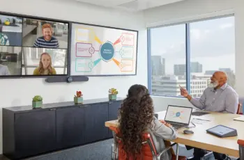 Managing devices in a hybrid work environment? Logitech Sync solves the puzzle