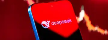 deepseek logo red