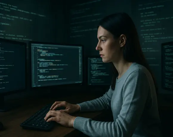 Code programming security protection woman