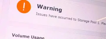 Synology Warning