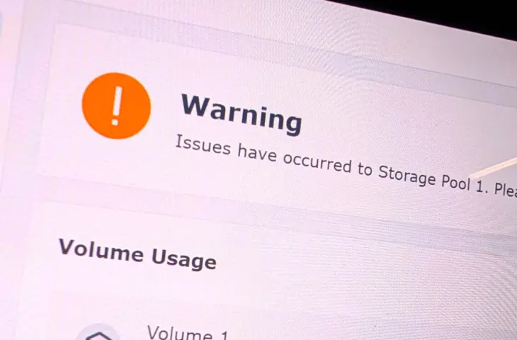 Synology Warning