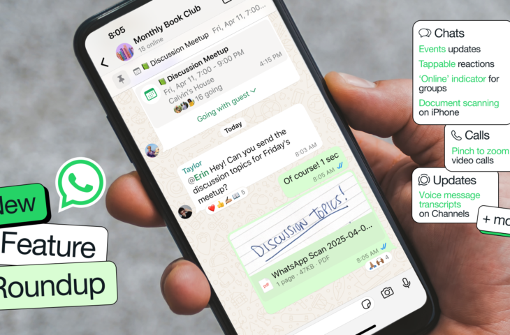 whatsapp new features