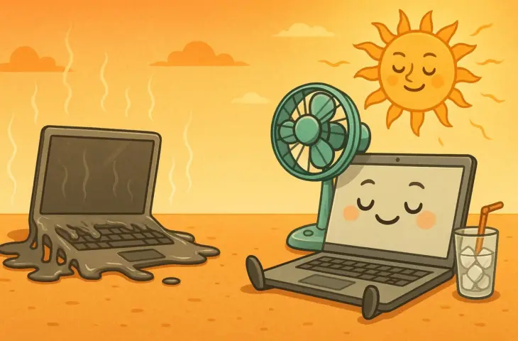 keep your laptop cool