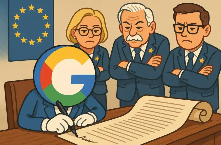Google Finally Signs European AI Code of Conduct