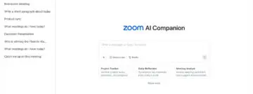 zoom ai companion