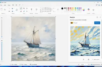 Microsoft Paint Gets Artistic Function