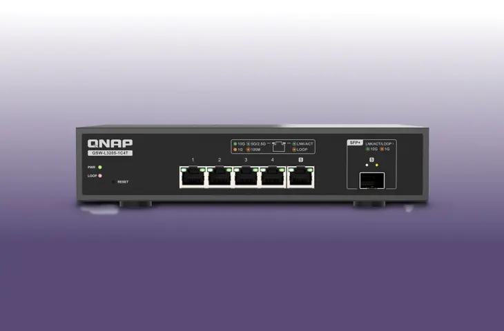 Qnap Introduces Compact 10GbE Switch for Small Businesses