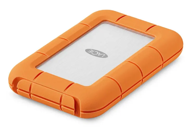 LaCie Rugged Mini SSD 4 Bumper Connected