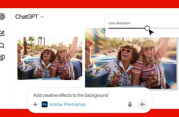 Adobe integrates Photoshop, Express and Acrobat directly into ChatGPT