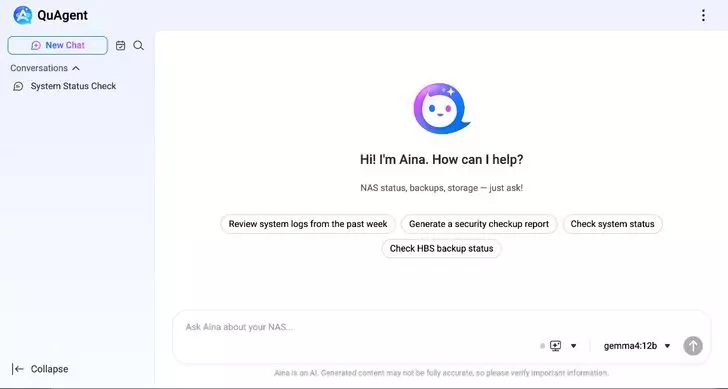 Qnap QTS 6.1 Ai Assistent
