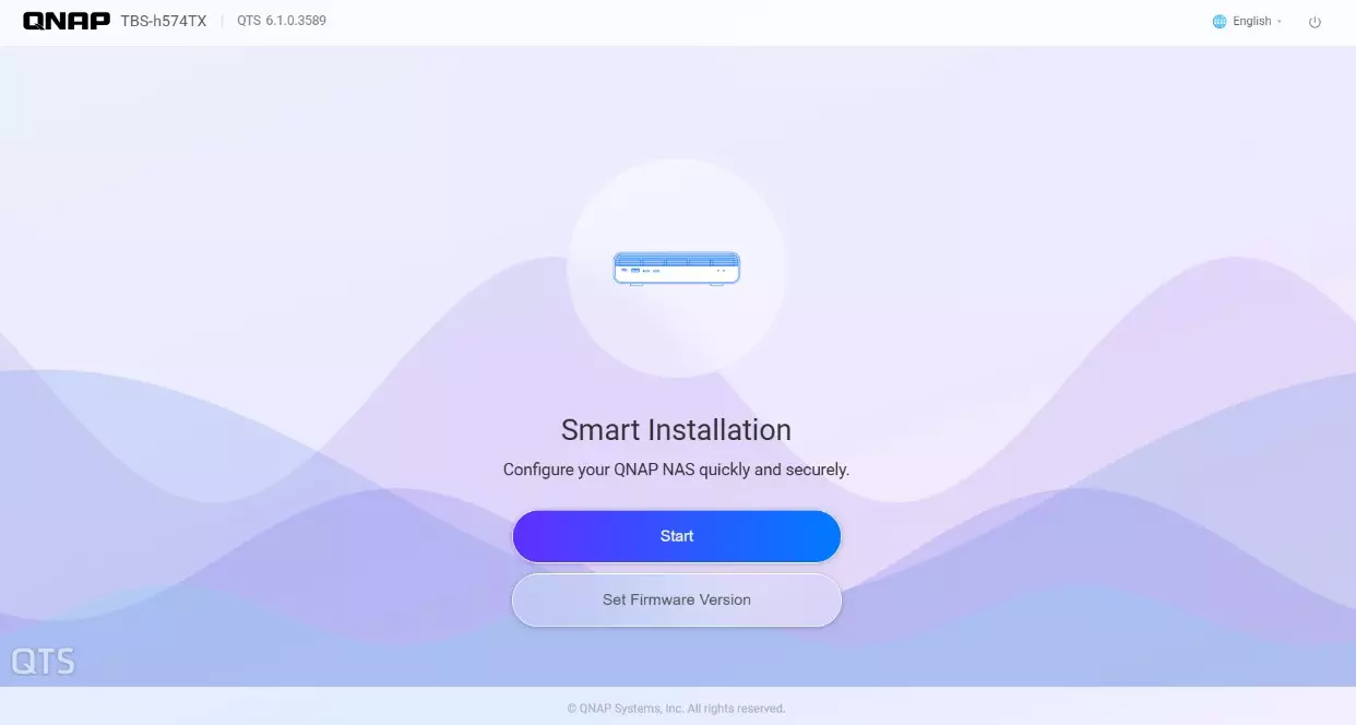 Qnap QTS 6.1 Installatie