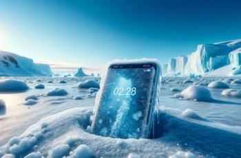 smartphone battery drains faster winter