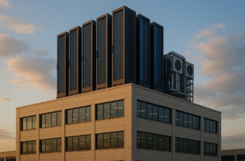 Large data center in operation
